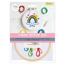 5050870036949 1 Simply Make Rainbow Cross Stitch Craft Kit.jpg